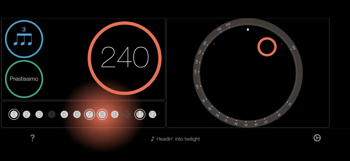 Swipe, scroll, or tap to find your ideal rhythm