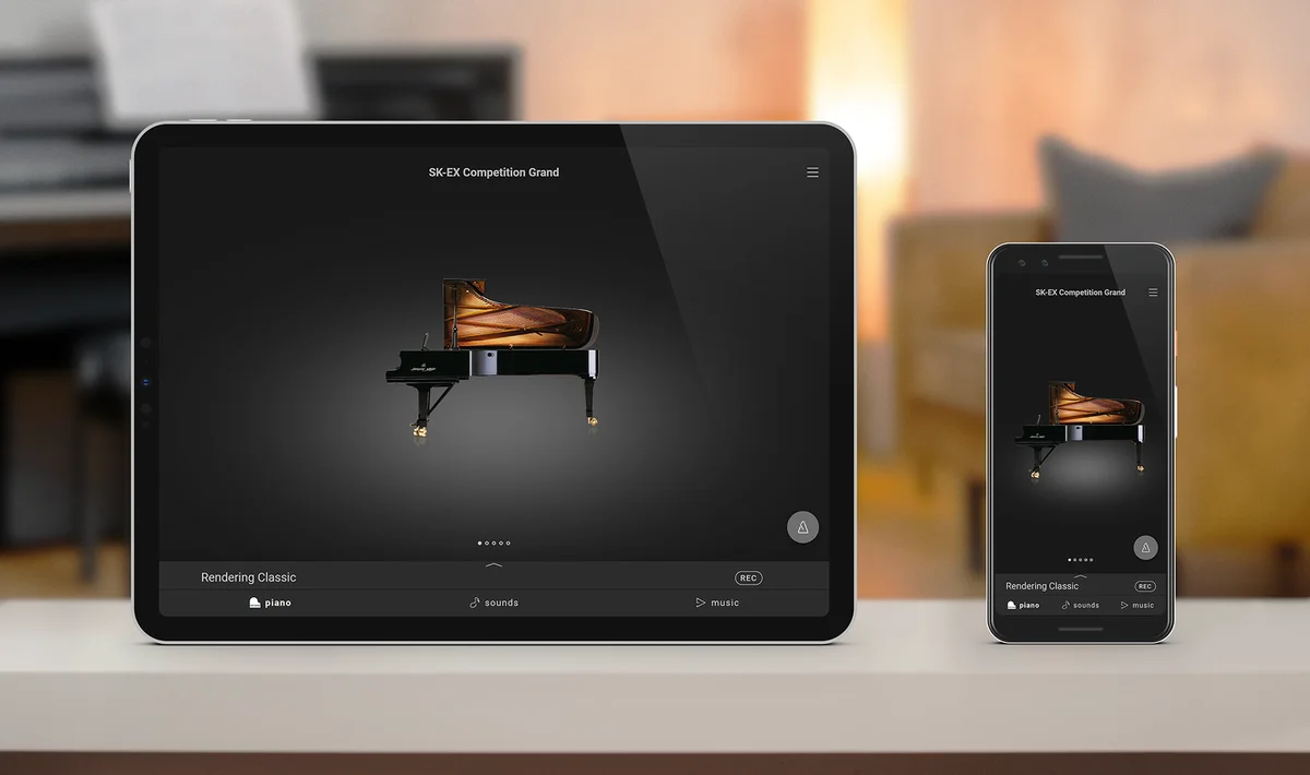 PianoRemote control app