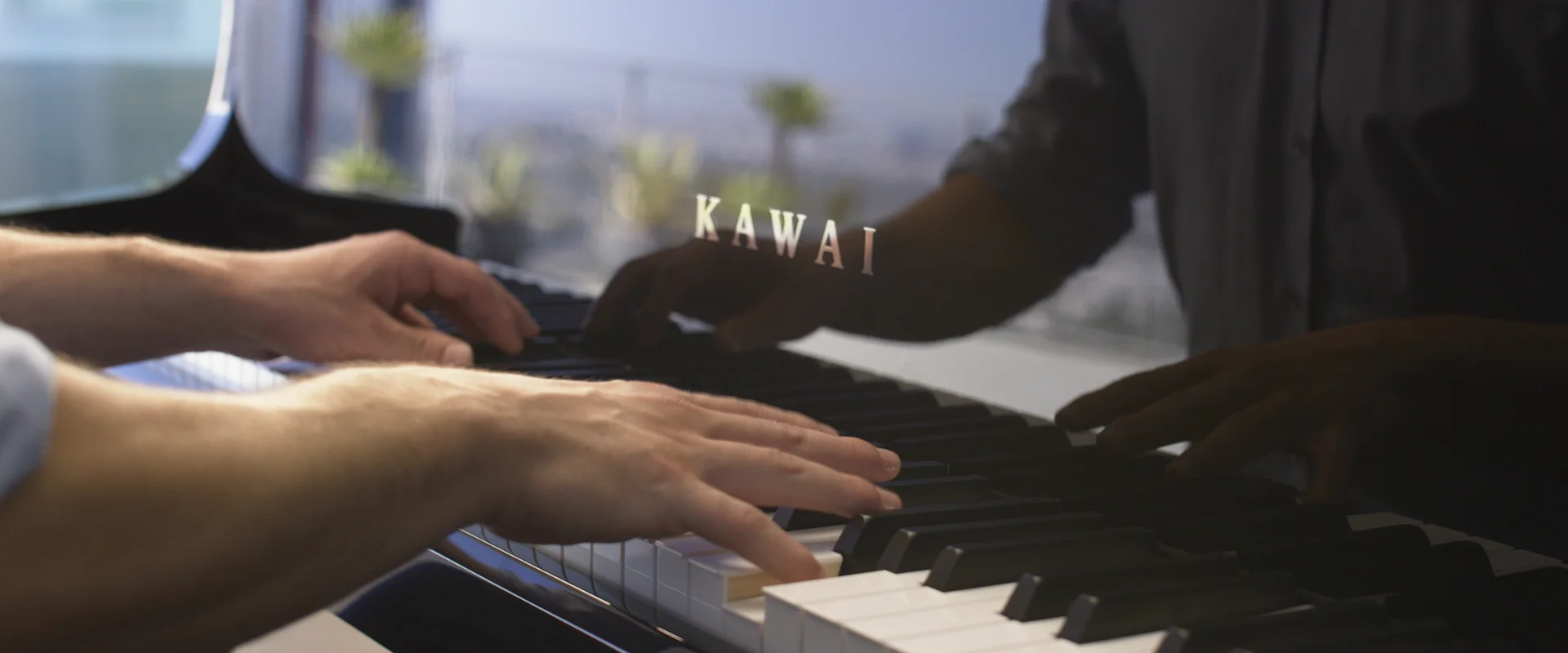 The touch of a grand piano