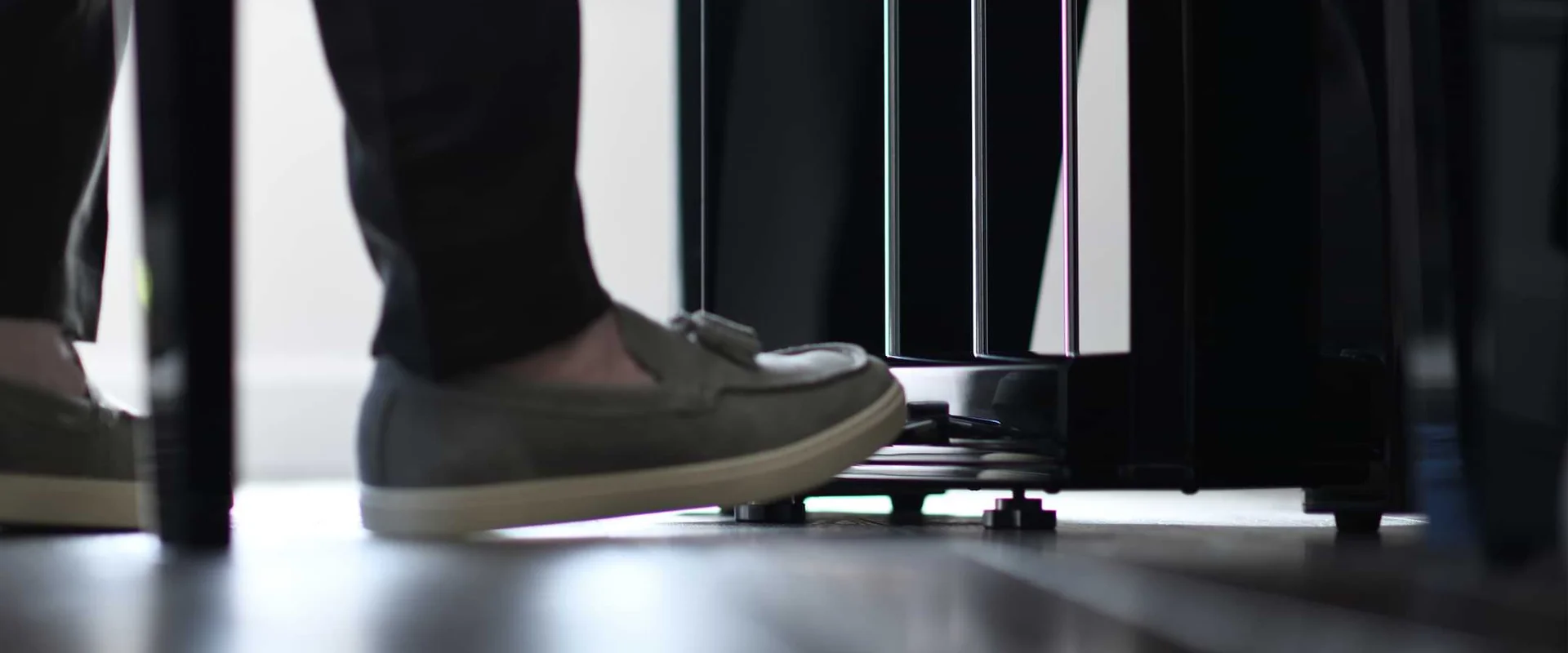 The feel of a grand piano