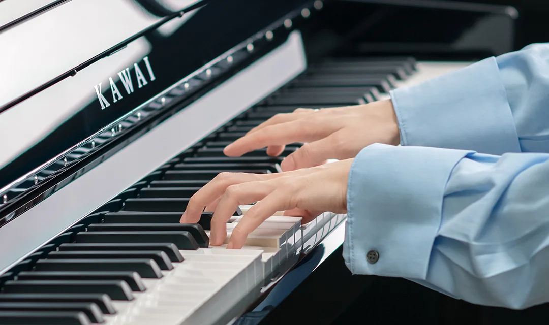 Sentuhan piano akustik
