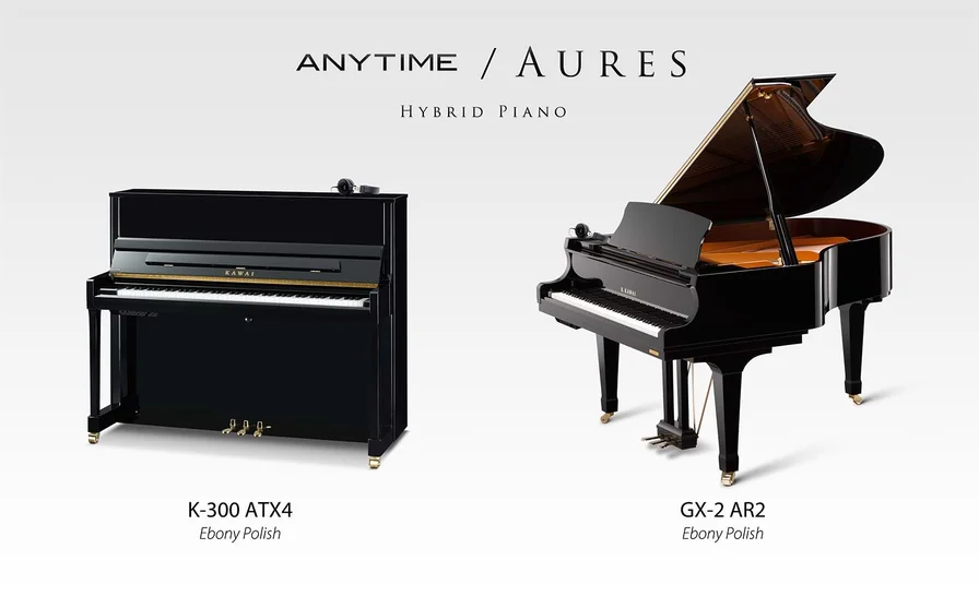 Kawai announces new AnyTime ATX4 & AURES AR2 hybrid pianos