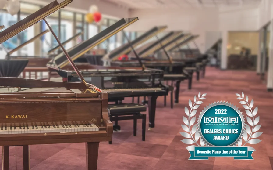 Kawai Acoustic Pianos wins MMR magazine 'Dealers' Choice' award