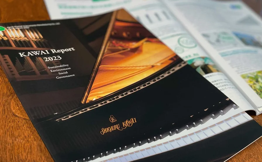 Kawai Japan releases "Kawai Report 2023" Highlighting Sustainability Commitment