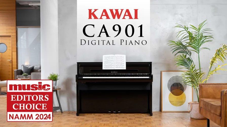Kawai CA901 digital piano wins Music Inc. magazine ‘Editor's Choice’ award