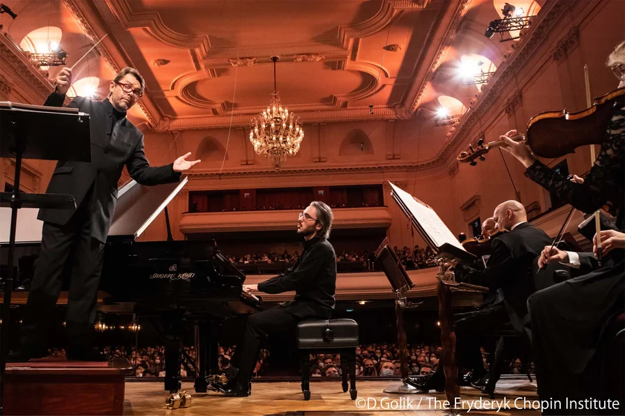 18th Chopin International Piano Competition: Shigeru Kawai SK-EX concert grand piano selected by 2nd prize winner Alexander Gadjiev & 6th prize winner J J Jun Li Bui