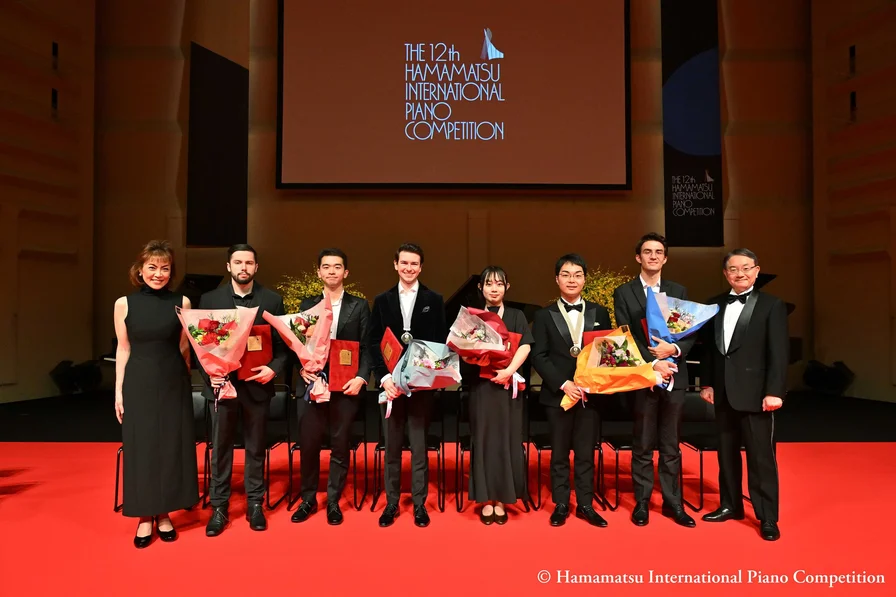 12th Hamamatsu International Piano Competition: Shigeru Kawai SK-EX concert grand piano selected by 2nd, 4th and 6th prize winners