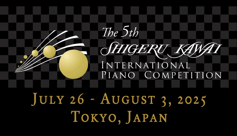 5th Shigeru Kawai International Piano Competition starts from July 26, 2025